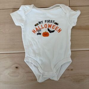 My First Halloween Baby Onesie